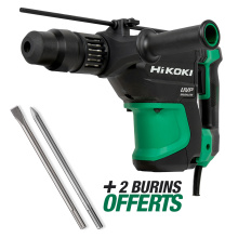 PACK PROMO PERFO BURINEUR SDS MAX HIKOKI DH40MEYWSZ + 2 BURINS SDS MAX OFFERTS
